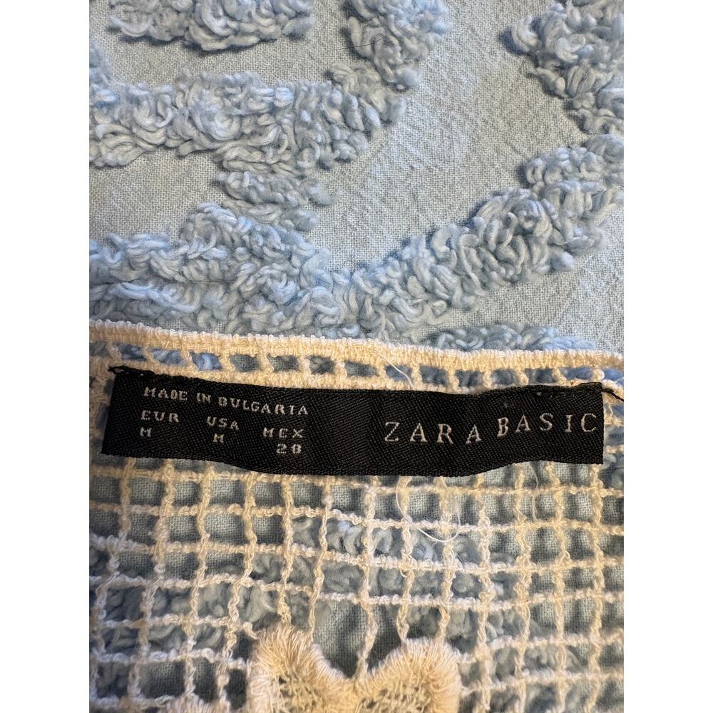 Zara Crochet Top Sz Med - Picture 2 of 4